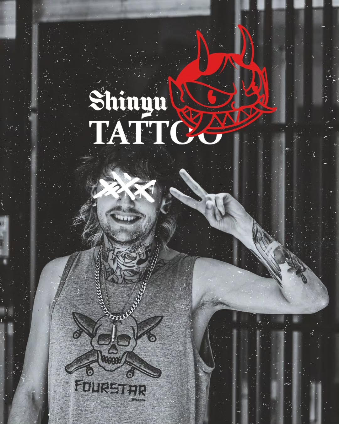 foto sonriendo de Alexis tatuador